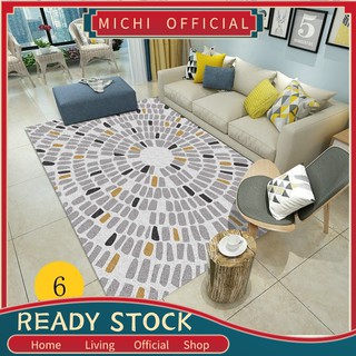 MICHI Carpet＆Tatami Karpet Modern Karpet Gebu Rug Top Quality Black and White Carpet Floor Mats for Home Decor