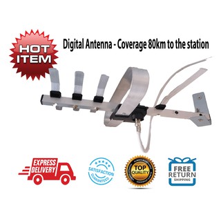 5E Antenna Digital UHF for MYTV Myfreeview Signal Gain Guaranteed 80km Coverage
