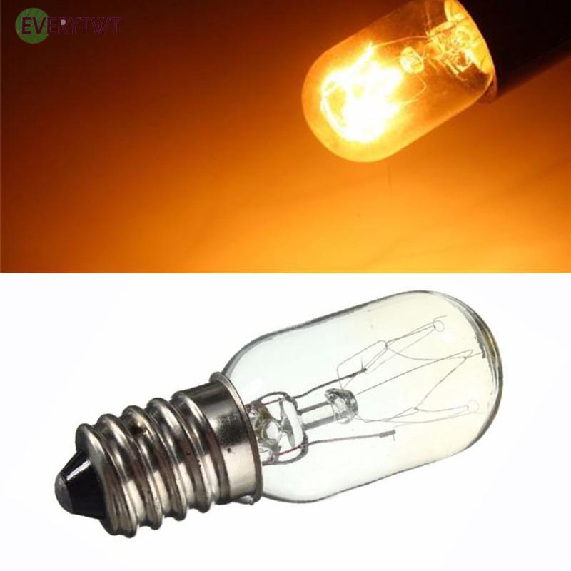 READY STOCK EVERY 🔥🔥20PCS E14 15W Salt Lamp Globe Light Refrigerator Bulb Replacement AC220V-240V