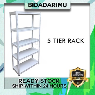 5 level rack metal rack display rack boltless metal rack storage rack Rak Besi Rak 货架 置物架