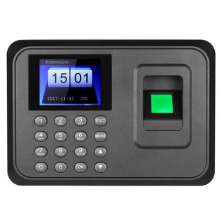 2.4" TFT LCD Display USB Biometric Fingerprint Attendance Machine DC 5V/1A Time