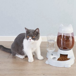Cat Feeder Automatic Dispenser Cat Food Bowl Pet Drinker