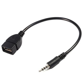 3.5mm Male Audio Jack to USB Female OTG Converter Adapter Cable