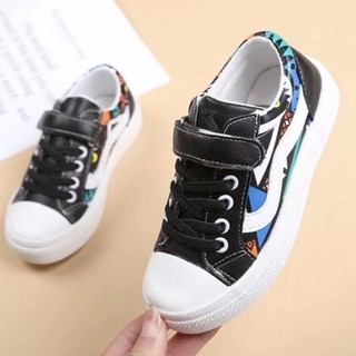Kids Raya Hipster Shoes Sneakers l Kasut Budak (black)