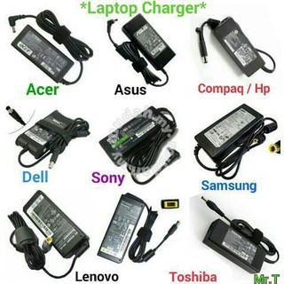 LAPTOP Netbook Notebook Laptop Charger Adapter + FREE Power Cord 33W 45W 65W 90W
