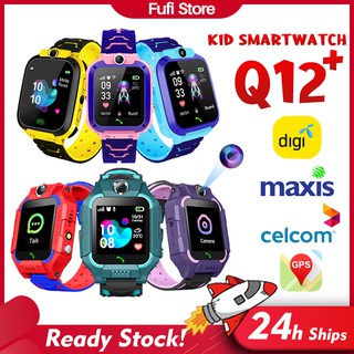 【Original】Q12 Jam Kids Smart Watch Waterproof Phone Watch Accurate Location Position SOS Smartwatch Anti-Lost Children Wristwatch PK Q19 Q12B