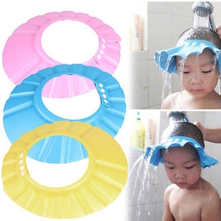 Soft Baby Kids Children Shampoo Bath Shower Hat Cap Wash Hair Shield