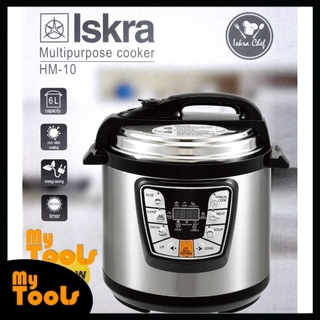 Mytools ISKRA Pressure Cooker 6L Multifunction Timer Electric Smart Kitchen Helper