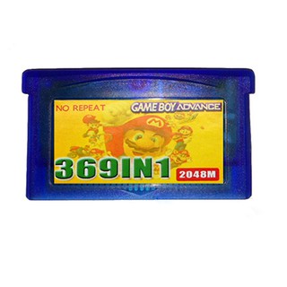 369 in 1 Games for Advance NDS GBA SP NDS Multicart Game Cartridge Gift Replace