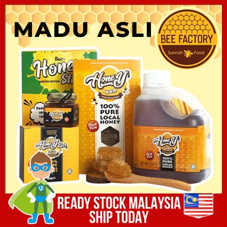 Sarang Madu Lebah Asli Pure Honey Bar Madu Shuib Bee Factory 100% original