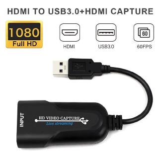 Mini Video Capture Card USB 3.0 HDMI Video Recording Box For PS5 Game DVD Camcorder HD Camera Live Recording