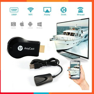 Dongle AnyCast M4 Plus Wifi Wireless Display Airplay l Mirascreen Miracast Chromecast l Smartphone TV Screen Mirroring (1)