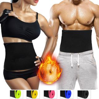 KeepFit Waist Trimmer for Women & Men Sweat Waist Trainer Slimming Belt, Stomach Wraps for Weight Loss, Lumbar Support