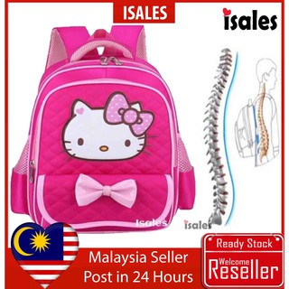 Ready Stock Isales Bag KT School Bag Beg Sekolah Kindergarten bag