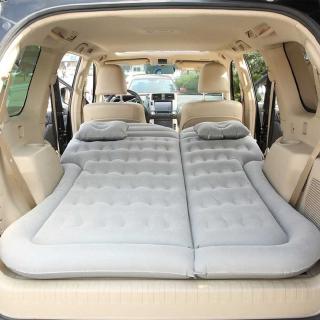 Car Inflatable Bed Air Mattress Universal SUV Car Travel Sleeping Pad Outdoor Camping Mat (Grey)