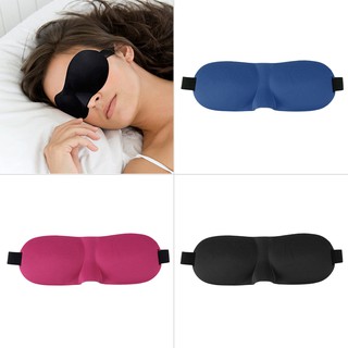 3D Soft Eye Sponge Cover Blinder Travel Sleep Aid Relax Mask