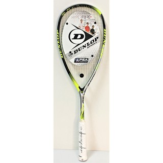 Dunlop Hyperfibre + Revelation 125g Squash Racket.