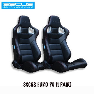 (1 Pair)SSCUS Sport Seat Euro Pu-Exclude Slider