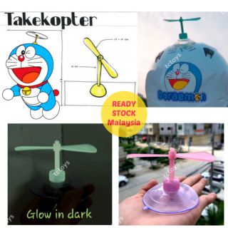 2 PCS DORAEMON TAKE-COPTER BAMBOO COPTER TOY DOREMON TAKECOPTER HELICOPTER TOY DORAEMON TAKE KOPUTA FAMOUS GADGET TOYS