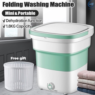 Small Portable Folding Washing Machine/Mesin Basuh Pakaian Baju Convenient for Travel