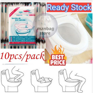 💥HOT ITEM💥 1 Pack 10pcs Disposable Covers Paper Toilet seat Cover