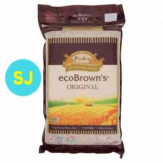 Ecobrown's Unpolished Brown Rice (5kg)