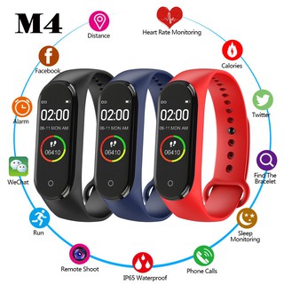 M2 M3 M4 Bluetooth Smart Watch IP67 Waterproof Fitness Tracker smartband Wristband OLED Touchpad for Android IOS