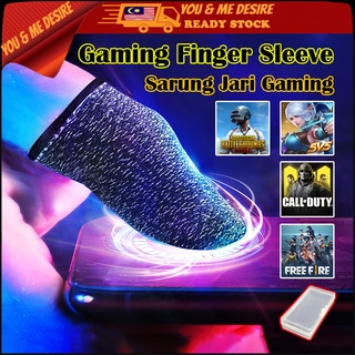 Mobile Game Finger Sleeve Breathable Non-Slip Touch Screen Joystick Sweatproof sarung jari gaming sarung tangan pubg