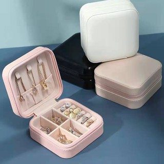 Jewelry Box Travel Jewelry Casket Organizer Makeup Lipstick Storage Box Beauty Container Necklace Storage Box (1)