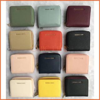 [Ready Stock]Charle and Keith Candy Color Small Square Wallet Purse CNK cnk