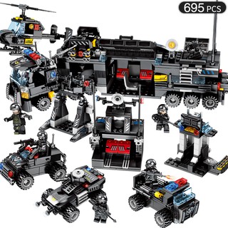 lego compatible building blocks for 26 kinds of playing special police series