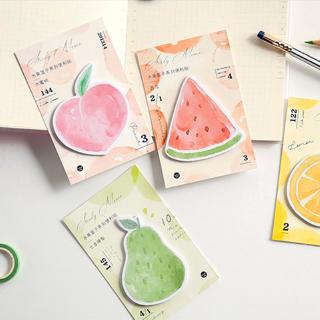 Annami 30 Sheets Sticky Note Lemon Fruit Design Messages Sticky Memo DIY Bujo
