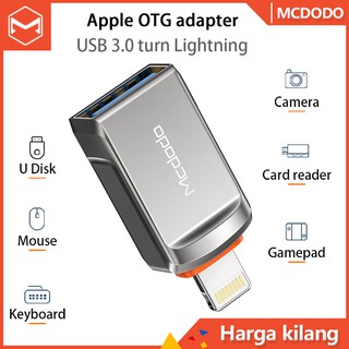 Mcdodo iPhone to USB 3.0 Adapter OTG Cable Adapter Converter Connect the iPhone to the USB flash drive