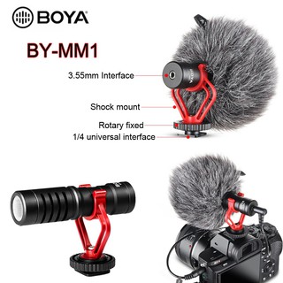 Boya BY-MM1 Cardioid Microphone Mic 3.5MM Plug For DSLR, SMARTPHONE