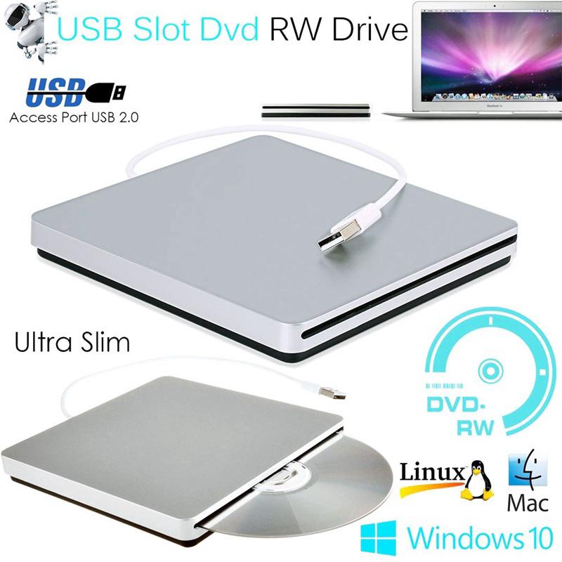 External DVD CD Drive Burner Superdrive DVD-R Player USB2.0 Slot for 98/ SE /ME