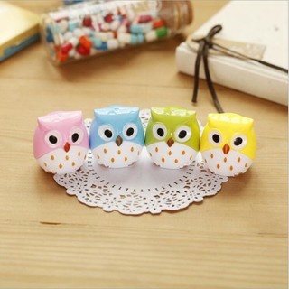 Owl sharpener cutter Pencil sharpener two hole Stationery Office School Supplies