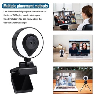 HD 1080P network camera with microphone super wide angle video call PC camera#China Spot# Lpei