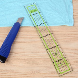 Double-color Ruler Patchwork Feet Tailor Yardstick Cutting Quilting DIY Handmade Sewing Tools