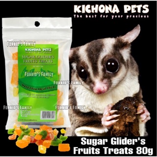 Kichona Pets Fruits Treats 80g-Sugar Glider Snack