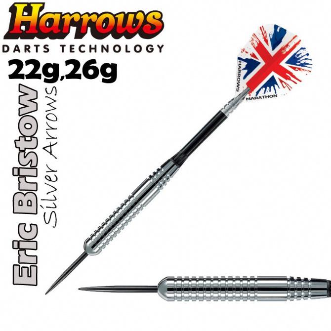 HARROWS - STEEL DART - CHROMED BRASS - SILVER ARROWS - 22,26gR