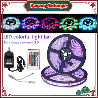 🔥ready stock🔥Waterproof LED Strip Light RGB LED Light Strip 2835 LED Tape Lights Color Changing Strip Lights lampu led