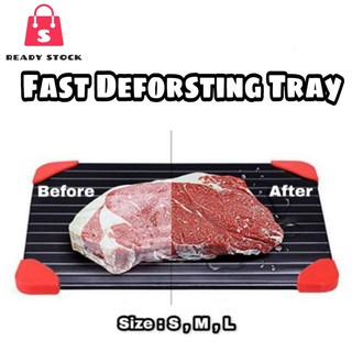 Rss_Kitchen Fast Defrosting Tray Frozen Food Meat Quick Defrost Plate Board Kitchen Gadget Tool Dulang Cair