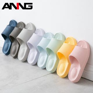 Women's shoes bathroom massage slippers couple home word slippers Korean thick bottom slippers
