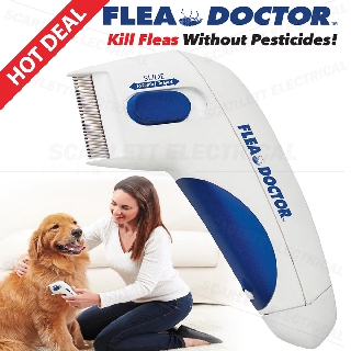 Flea Doctor Flea Comb for Dogs & Cats/Sikat Kutu Kucing/Anjing