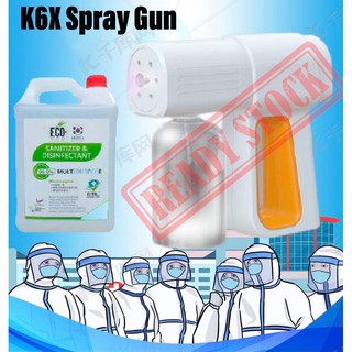 🔥Ready stock🔥 New Model K6X Wireless Nano Atomizer spray Disinfection spray Gun Sanitizer spray gun