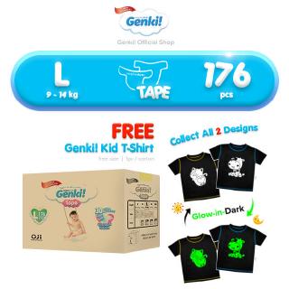 Genki! Tape E-Box L44 x 4 FOC Genki! Glow-In-Dark Kid T-Shirt