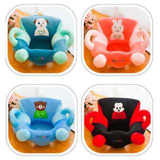 Sit Kids Learning Chair Cartoon Anti-fall Comfortable Baby Soft Sofa Cover #UK