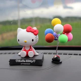 Hello Kitty Car Decoration Shaking Head KT Figurine Car Accessories Cake Decoration Doll