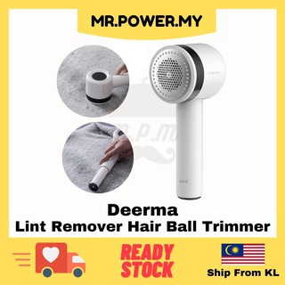 <SHIP FROM MALAYSIA >Deerma Lint Remover Hair Ball Trimmer Sweater Remover Portable