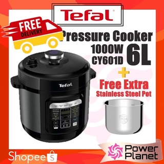[🚚FREE SHIPPING & FREE 1 x STAINLESS STEEL POT] Tefal Pressure Cooker CY601D65 6L CY601D or XA622D POT ONLY